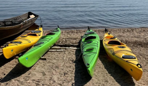 Kayaks and canoes for rent